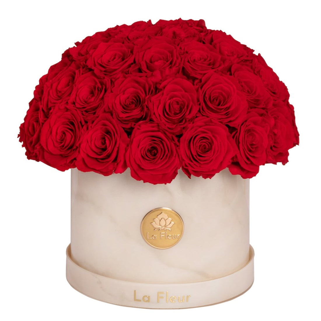 White Marble Dôme by La Fleur Lifetime Flowers