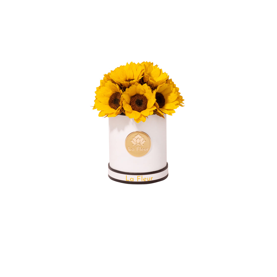 Sunflower Super Petit Dome by La Fleur Lifetime Flowers