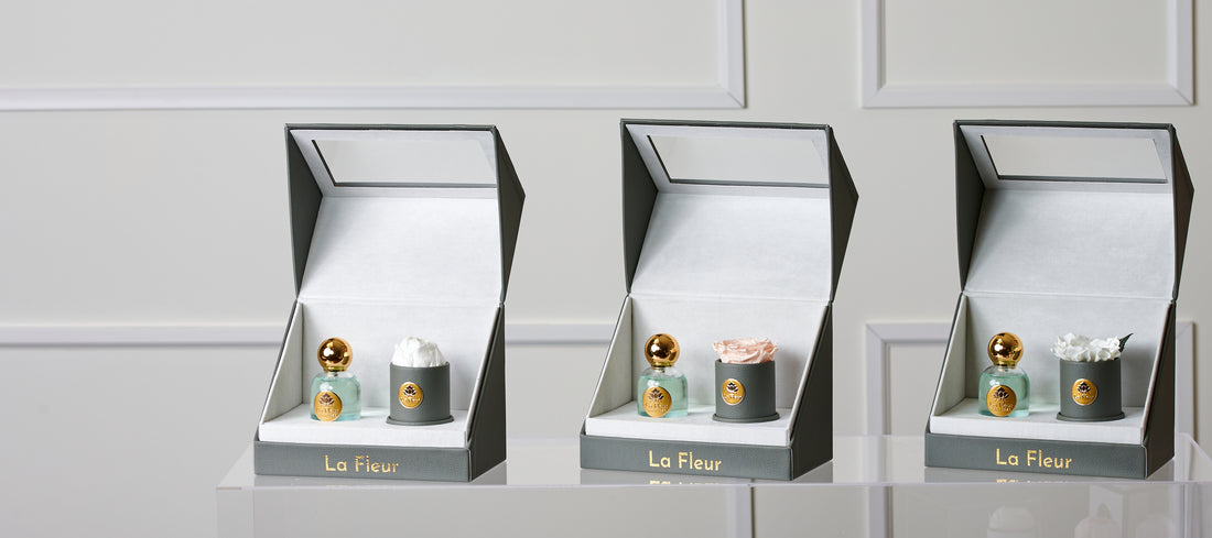 Jardin Gift Set - Gardenia by La Fleur Lifetime Flowers