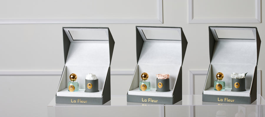 Jardin Gift Set - Gardenia by La Fleur Lifetime Flowers