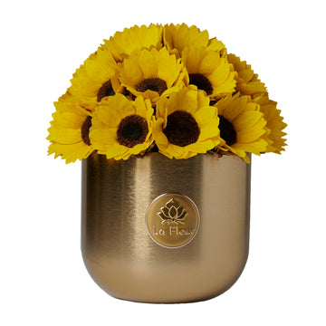 Sunflower Laiton Dôme by La Fleur Lifetime Flowers
