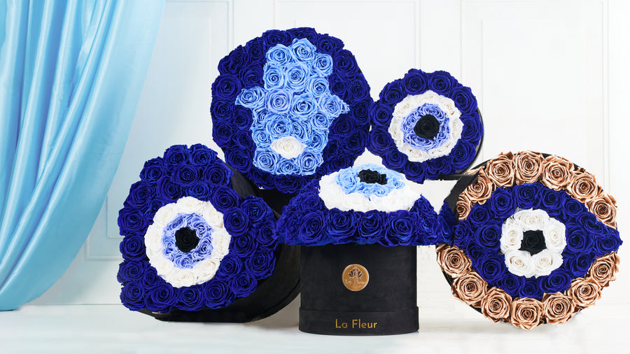 Fleurtection - Heart Evil Eye by La Fleur Lifetime Flowers