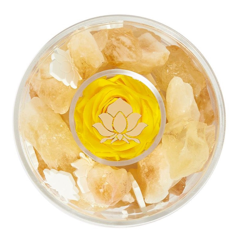 Citrine Crystal Diffuser by La Fleur Lifetime Flowers