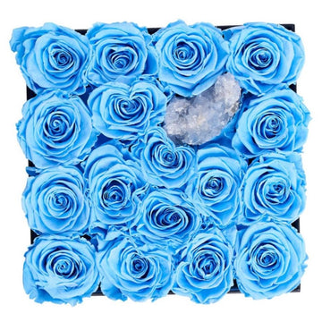 Celestite - Crystal Collection by La Fleur Lifetime Flowers