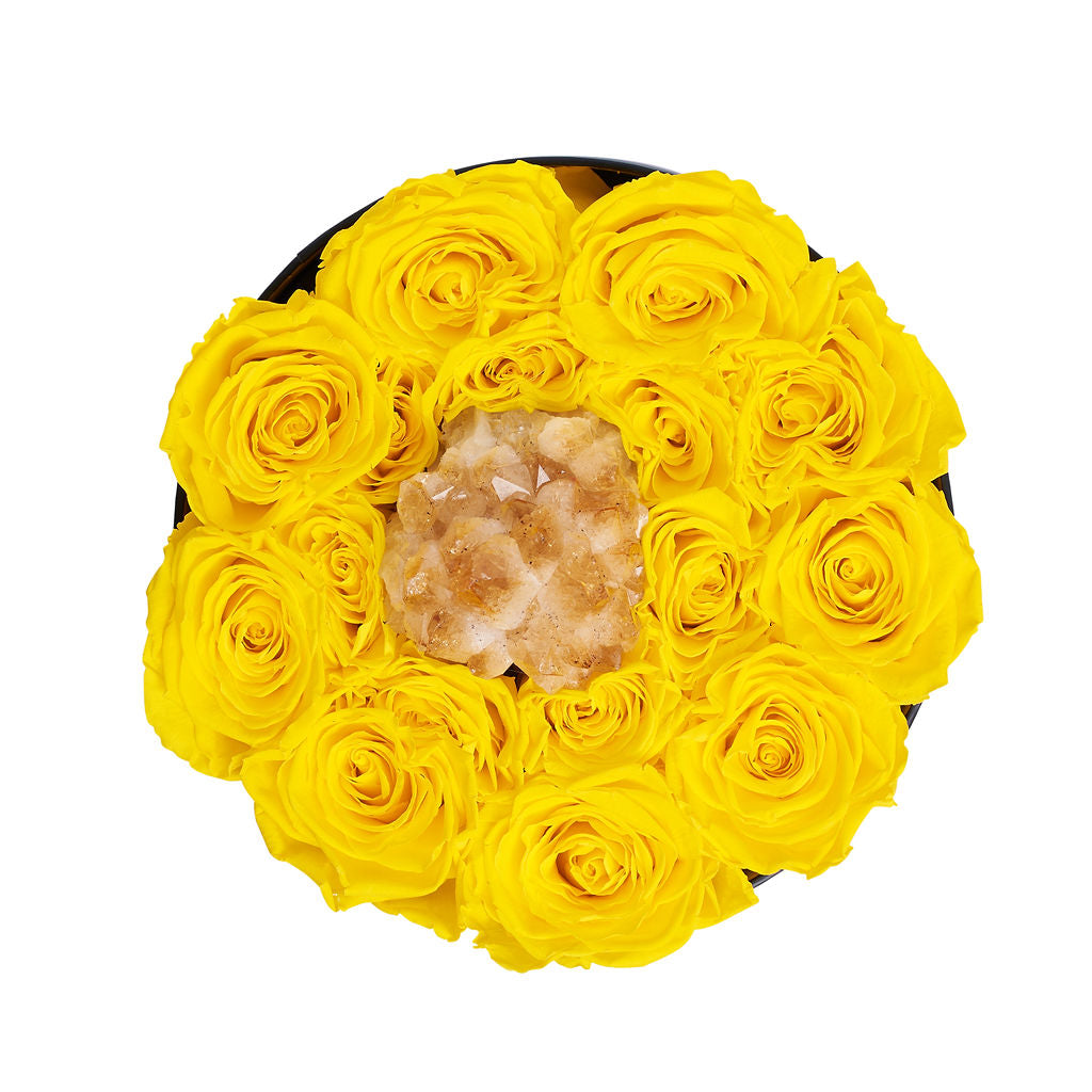 Citrine - Crystal Collection by La Fleur Lifetime Flowers