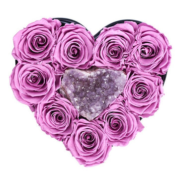 Amethyst - Crystal Collection by La Fleur Lifetime Flowers