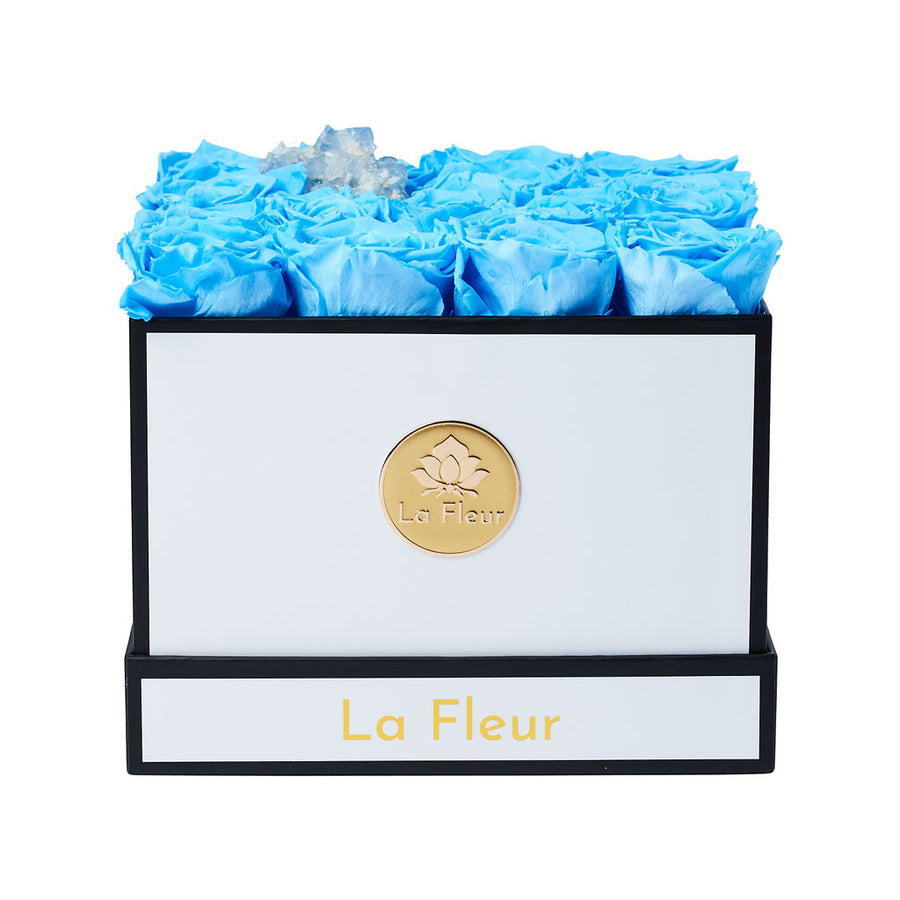 Celestite - Crystal Collection by La Fleur Lifetime Flowers