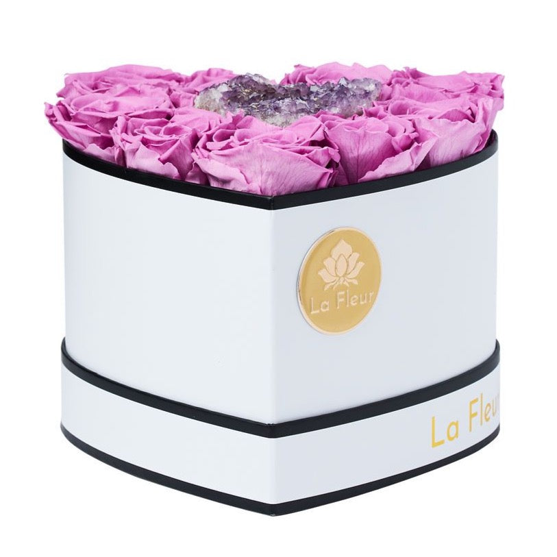 Amethyst - Crystal Collection by La Fleur Lifetime Flowers