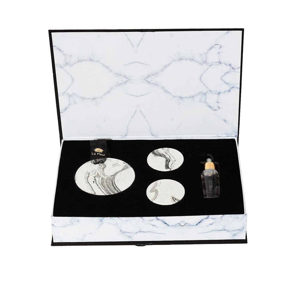 Porcelain Diffuser Gift Set by La Fleur Lifetime Flowers
