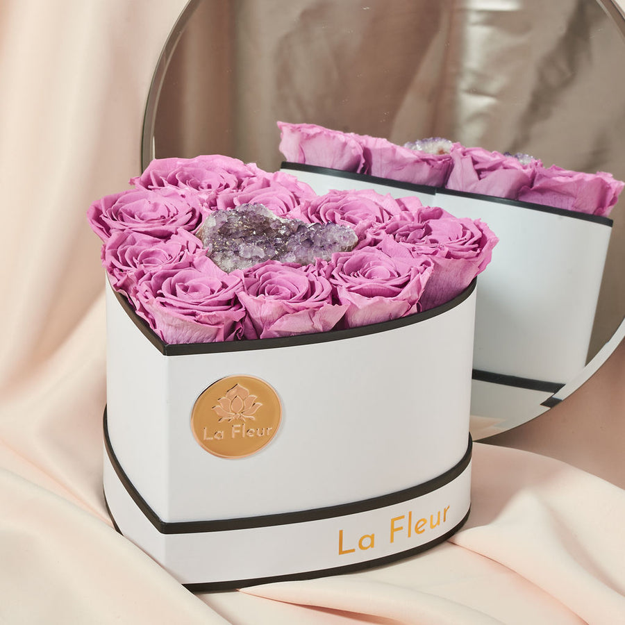 Amethyst - Crystal Collection by La Fleur Lifetime Flowers