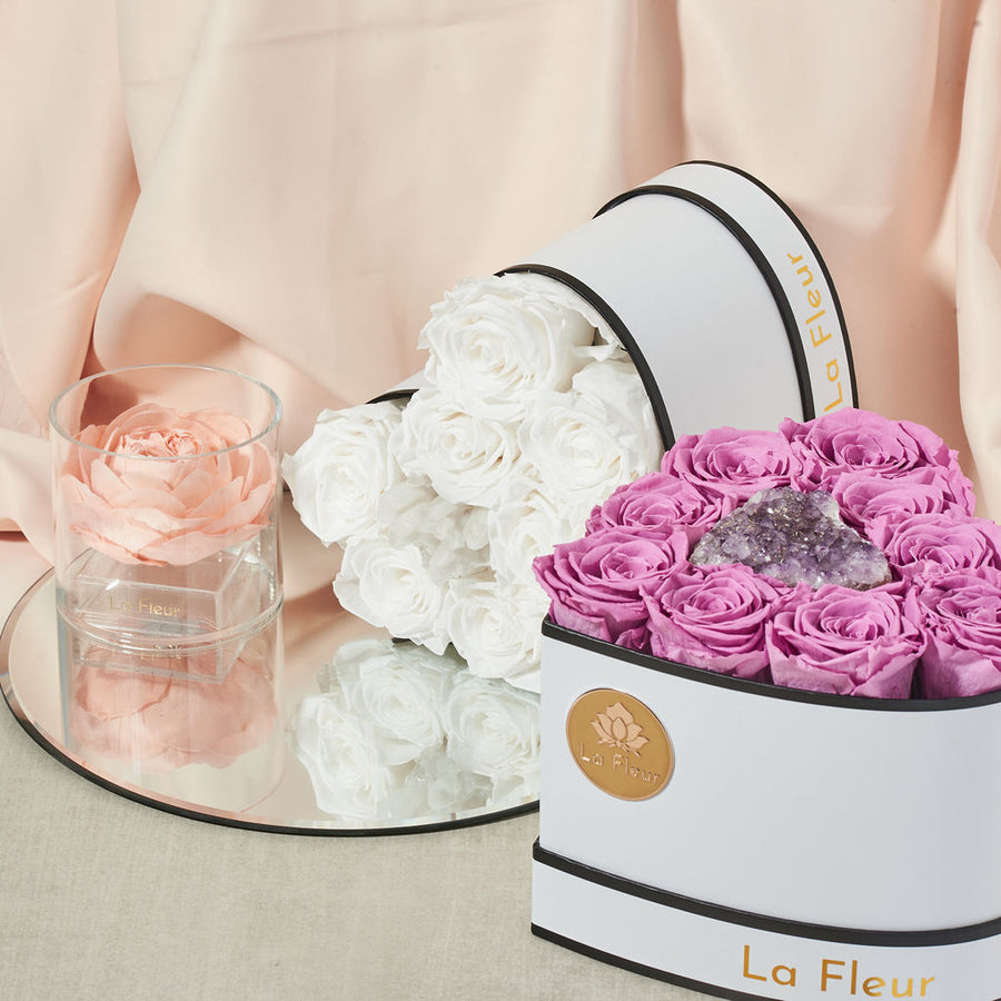 Quartz - Crystal Collection by La Fleur Lifetime Flowers