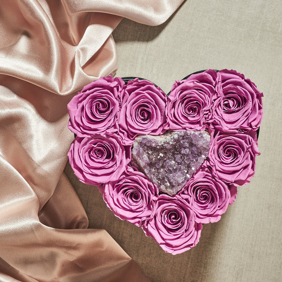 Amethyst - Crystal Collection by La Fleur Lifetime Flowers