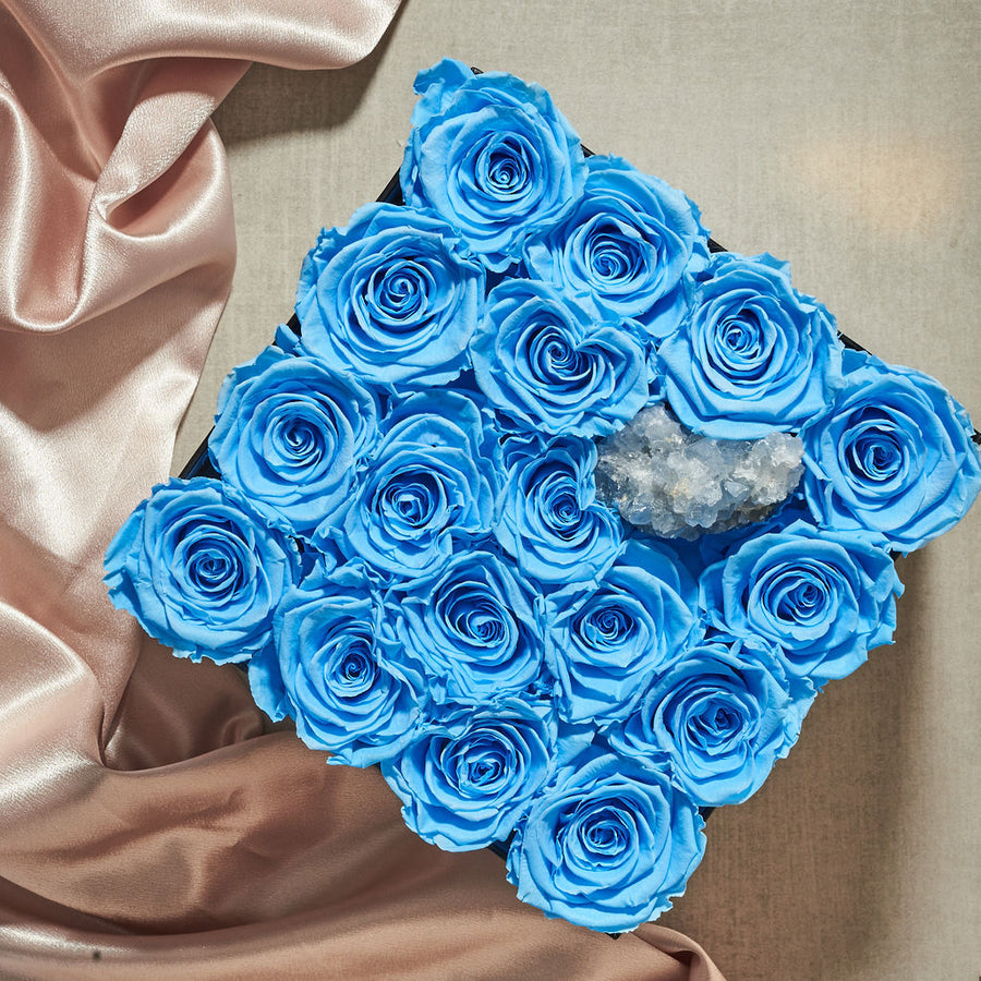Celestite - Crystal Collection by La Fleur Lifetime Flowers