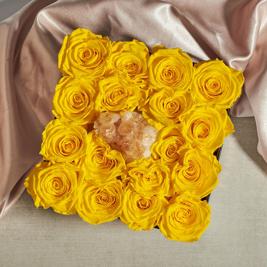 Citrine - Crystal Collection by La Fleur Lifetime Flowers