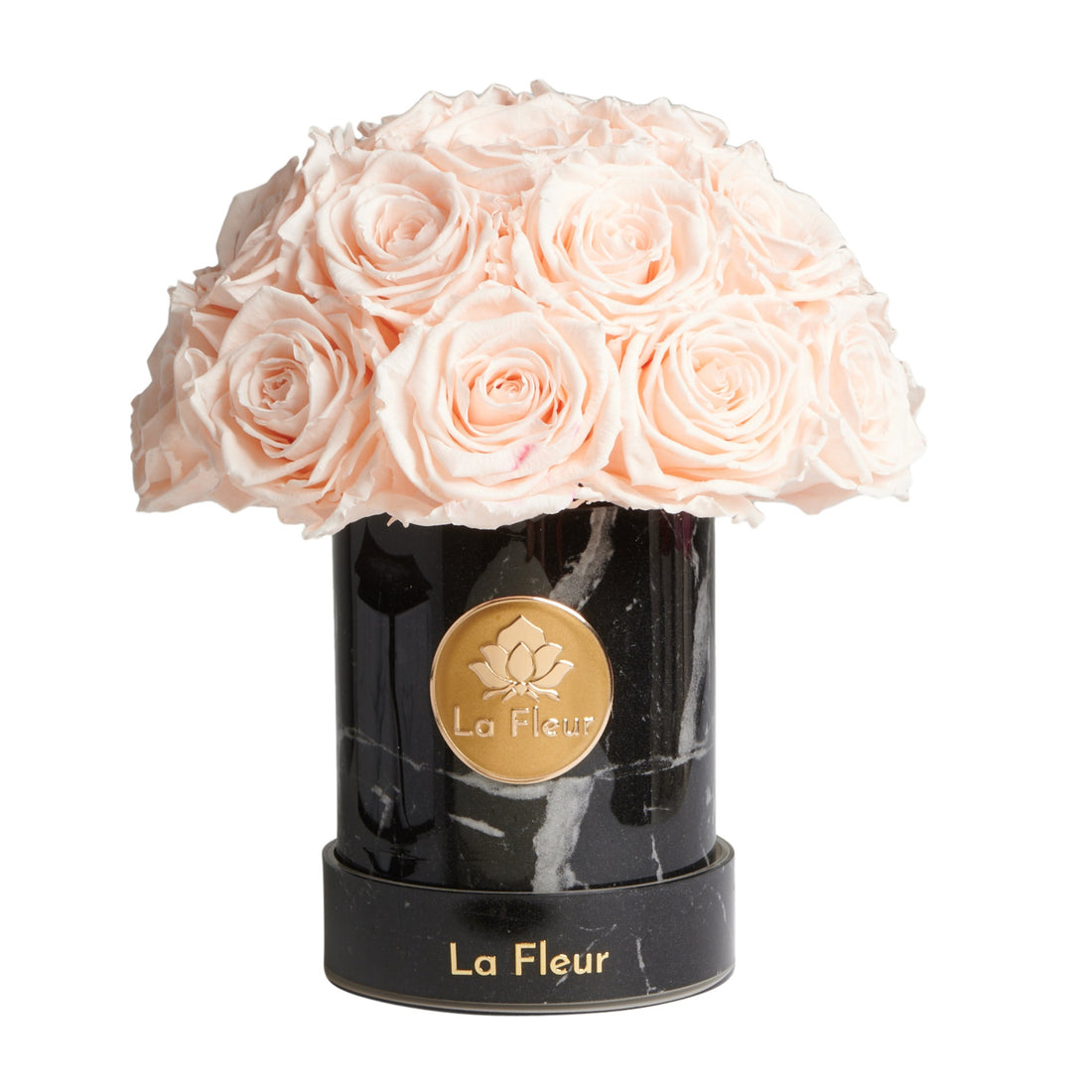 Black Marble Petite Dôme by La Fleur Lifetime Flowers