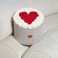 Grande Round Heart by La Fleur Lifetime Flowers