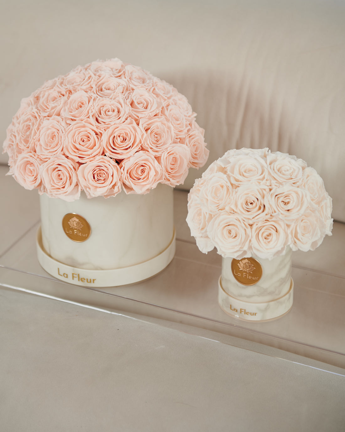 White Marble Dôme by La Fleur Lifetime Flowers