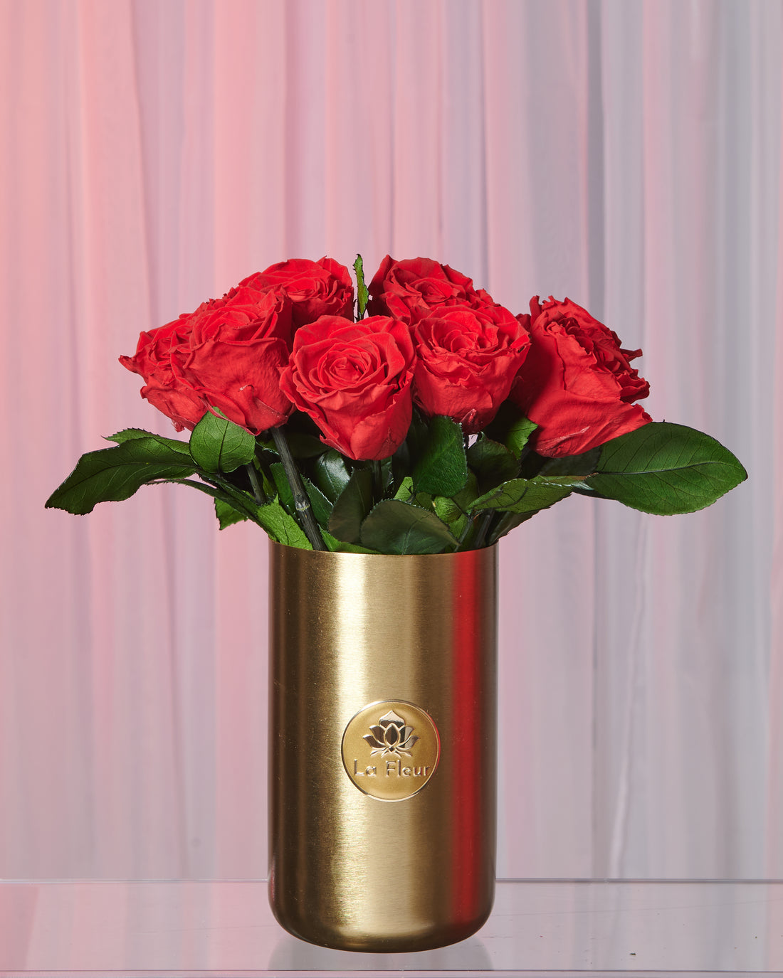 Laiton Dozen Long Stems by La Fleur Lifetime Flowers