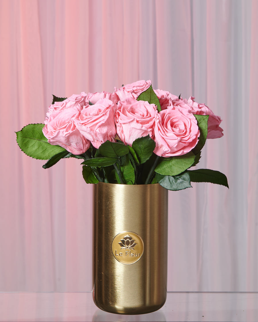 Laiton Dozen Long Stems by La Fleur Lifetime Flowers