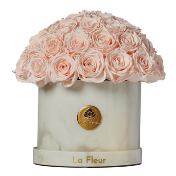 White Marble Dôme by La Fleur Lifetime Flowers