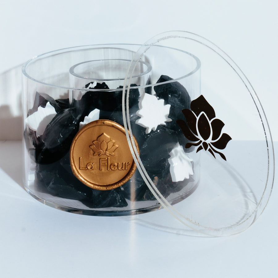 Obsidian Crystal Diffuser by La Fleur Lifetime Flowers