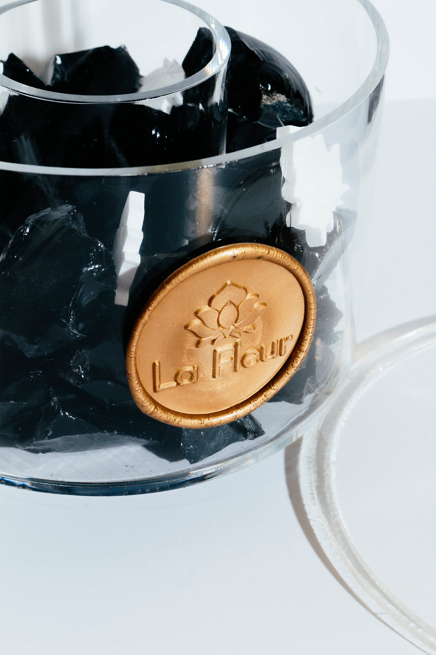 Obsidian Crystal Diffuser by La Fleur Lifetime Flowers