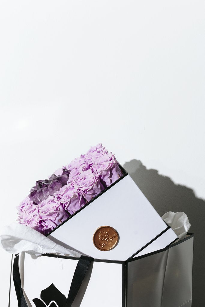 Amethyst - Crystal Collection by La Fleur Lifetime Flowers