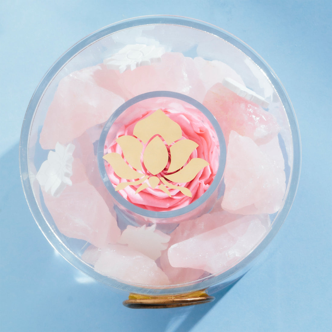 Rose Quartz Crystal Diffuser by La Fleur Lifetime Flowers