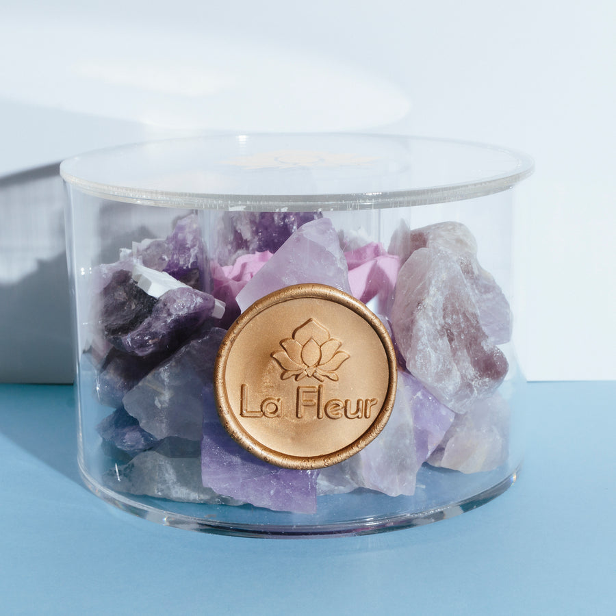 Amethyst Crystal Diffuser by La Fleur Lifetime Flowers