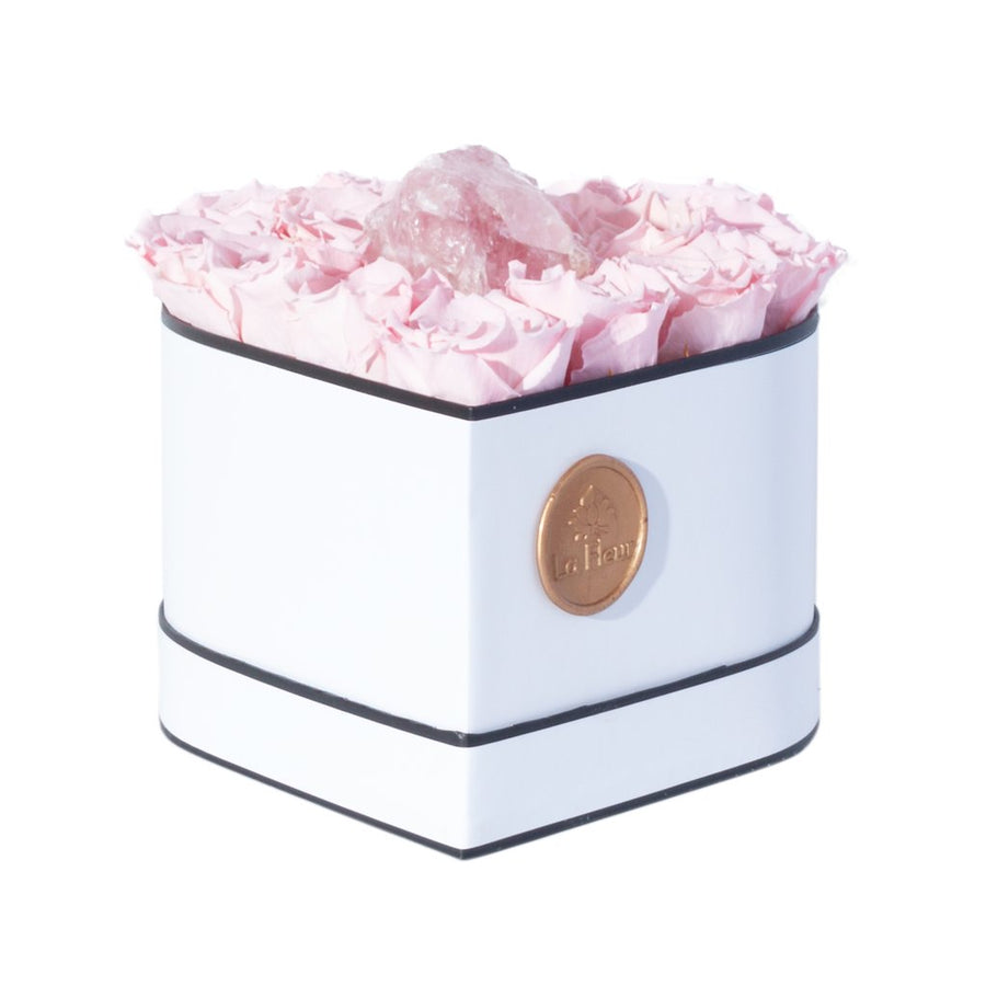 Rose Quartz - Crystal Collection by La Fleur Lifetime Flowers