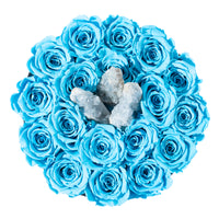Celestite - Crystal Collection by La Fleur Lifetime Flowers