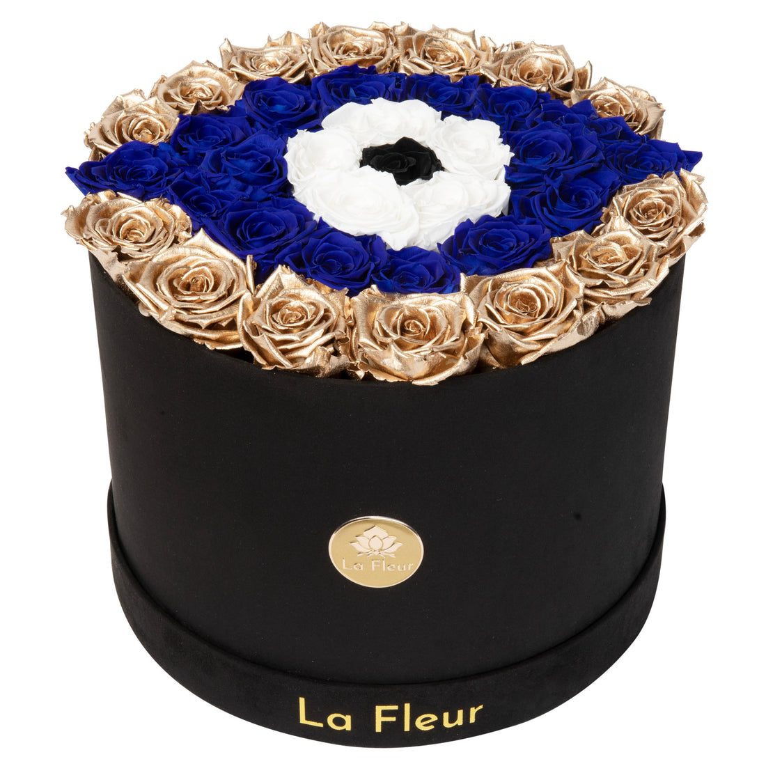 Fleurtection- Metallic Evil Eye by La Fleur Lifetime Flowers
