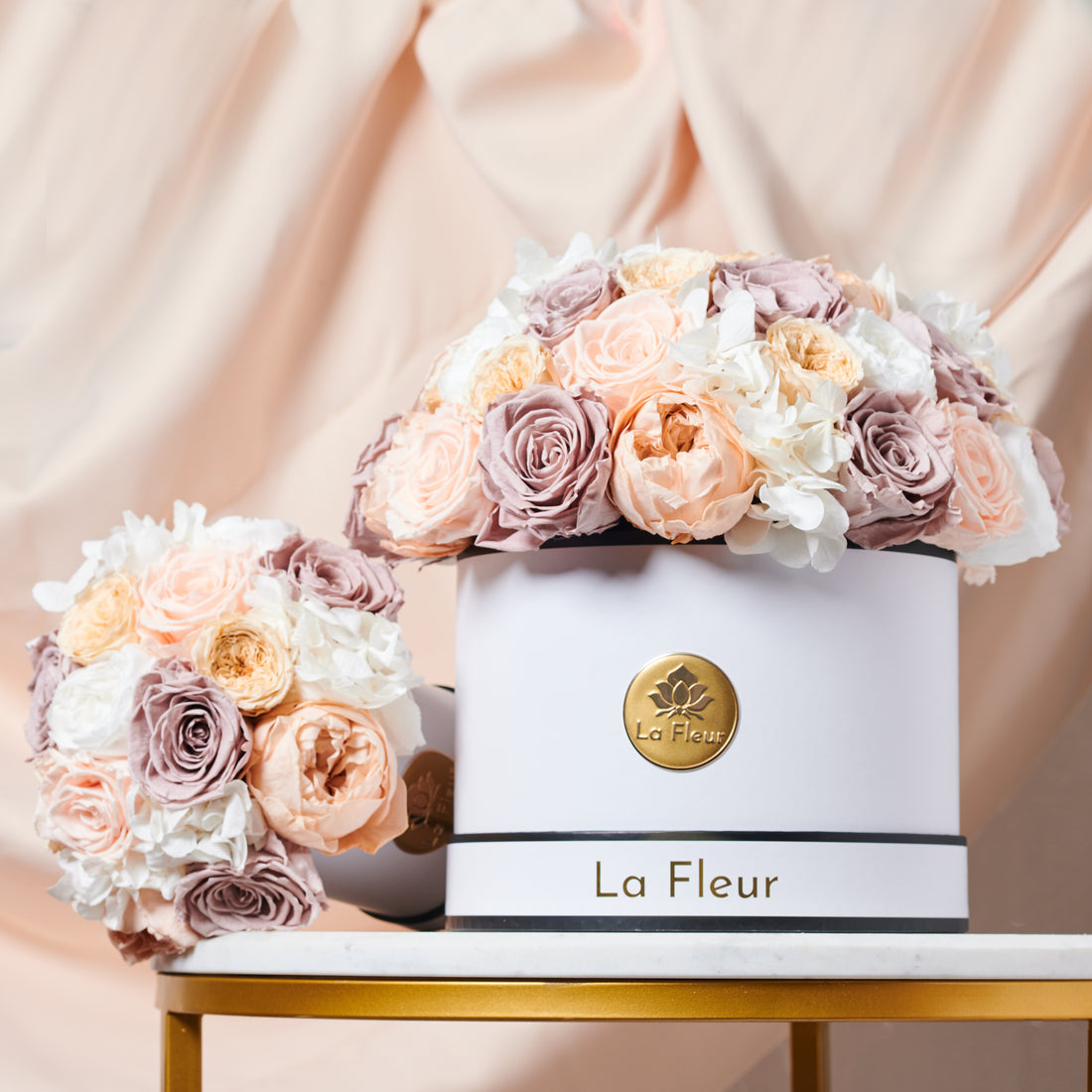 Jardin Dome - Blush by La Fleur Lifetime Flowers