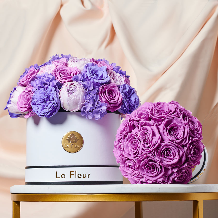 Jardin Dome - Purple by La Fleur Lifetime Flowers