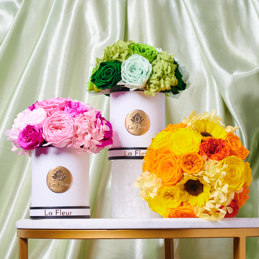 Jardin Super Petite Dome - Green by La Fleur Lifetime Flowers
