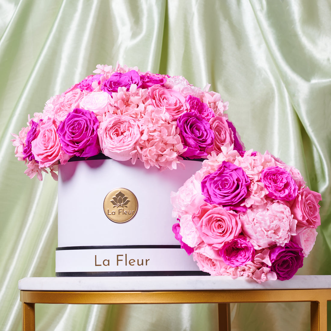 Jardin Dome - Pink by La Fleur Lifetime Flowers