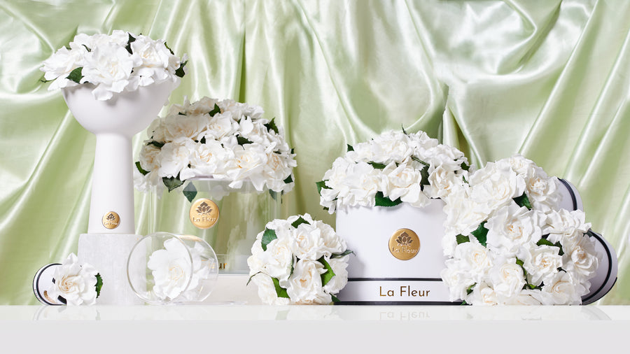 Gardenia Dôme by La Fleur Lifetime Flowers