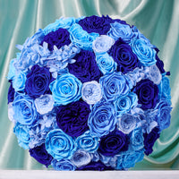 Jardin Dome - Blue by La Fleur Lifetime Flowers