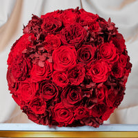 Jardin Dome - Red by La Fleur Lifetime Flowers