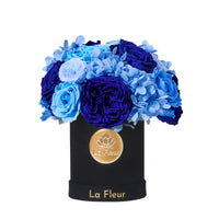 Jardin Super Petite Dome - Blue by La Fleur Lifetime Flowers
