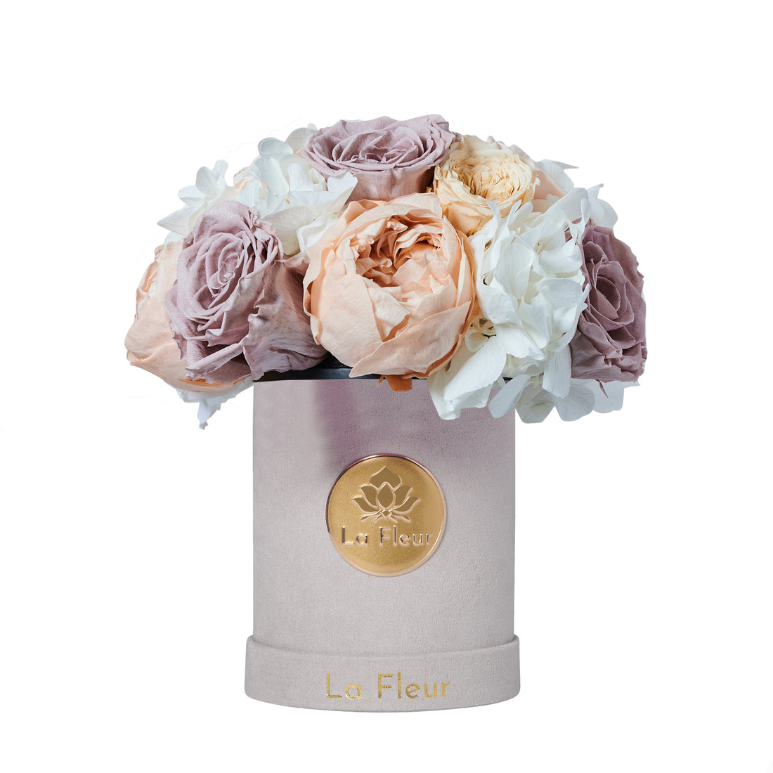 Jardin Super Petite Dome - Blush by La Fleur Lifetime Flowers