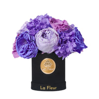 Jardin Super Petite Dome - Purple by La Fleur Lifetime Flowers