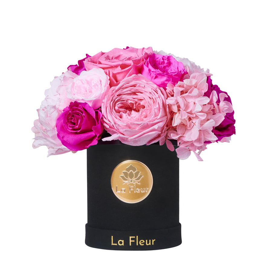 Jardin Super Petite Dome - Pink by La Fleur Lifetime Flowers