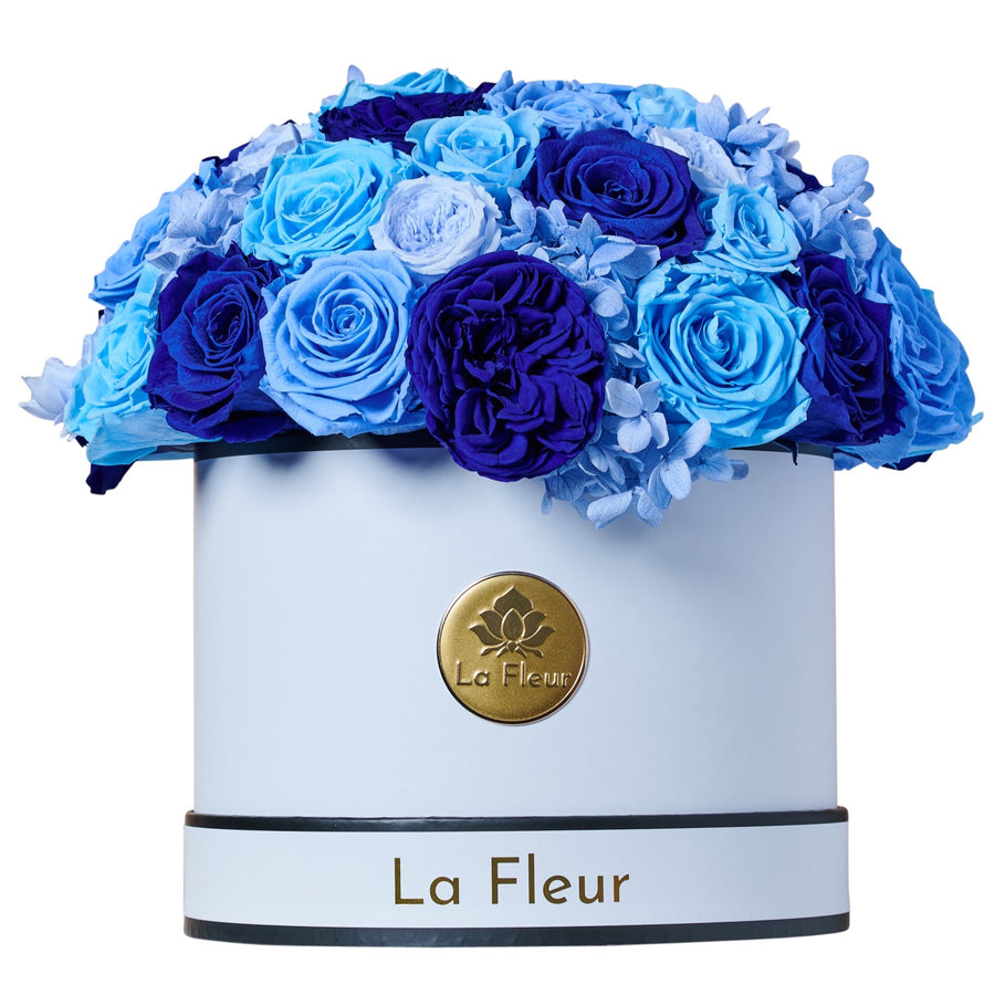 Jardin Dome - Blue by La Fleur Lifetime Flowers