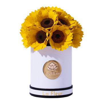 Sunflower Super Petit Dome by La Fleur Lifetime Flowers