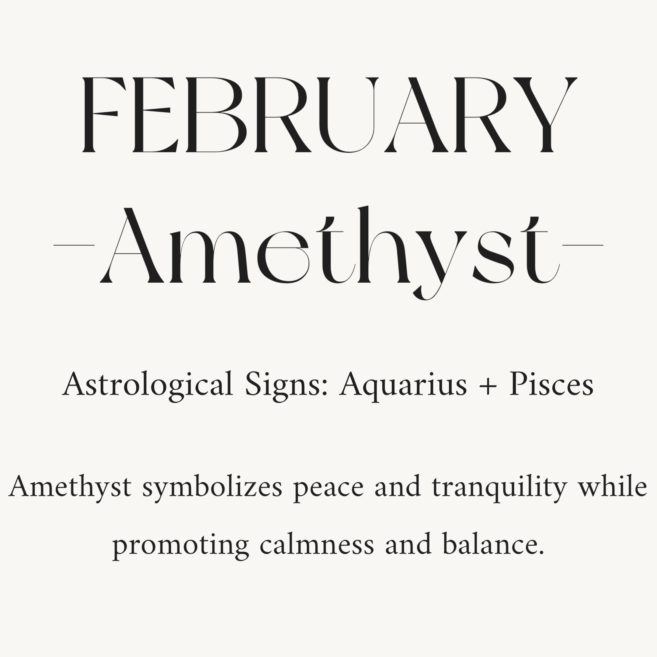 Febary Rocks Birthstone Collection - February – La Fleur Bouquets