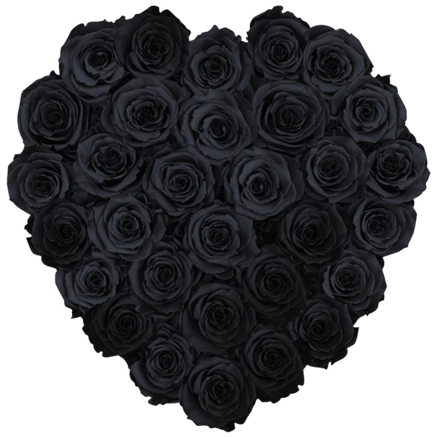 Grande Heart - Gray Velvet by La Fleur Lifetime Flowers