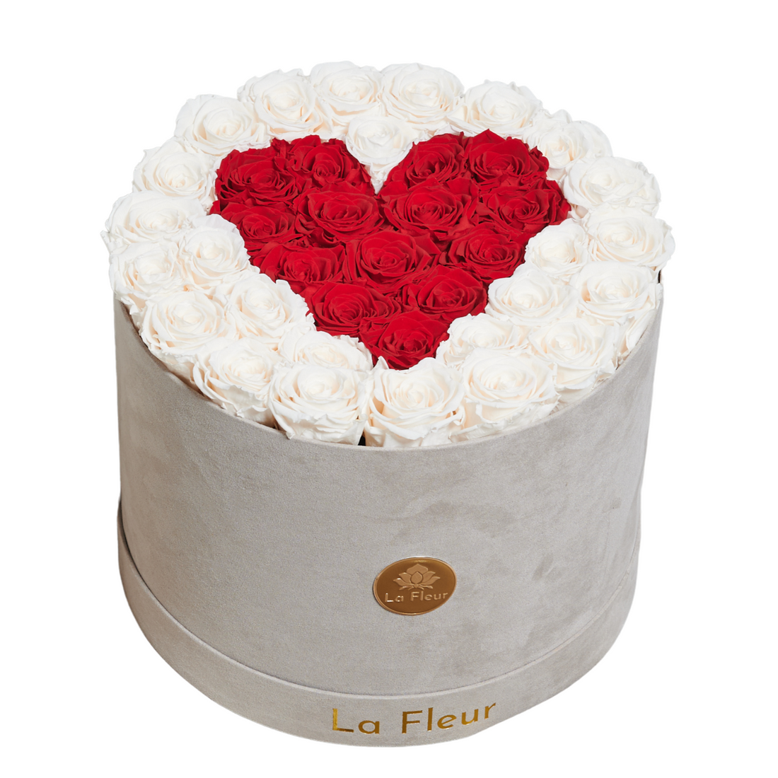 Grande Round Heart by La Fleur Lifetime Flowers