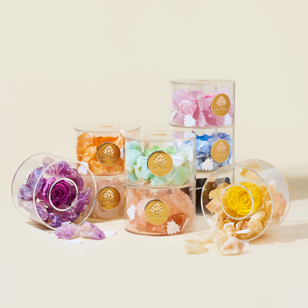 Celestite Crystal Diffuser by La Fleur Lifetime Flowers