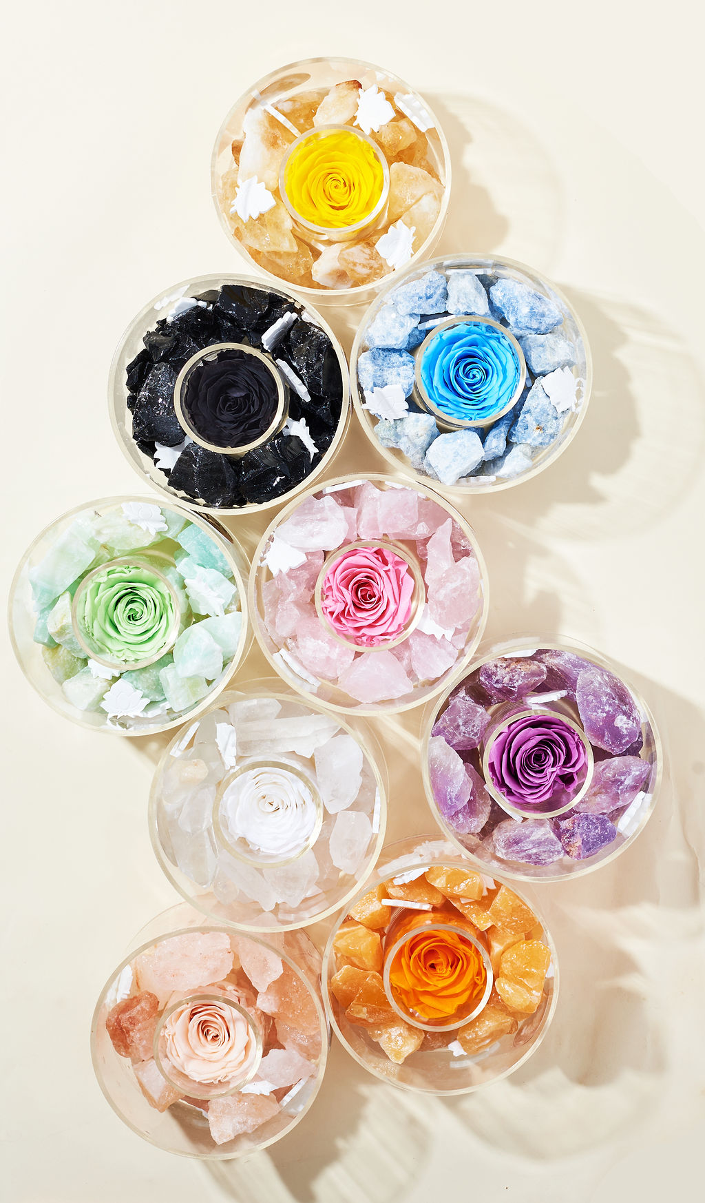 Celestite Crystal Diffuser by La Fleur Lifetime Flowers